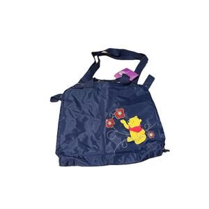 Winnie the Pooh Large Blue Nylon Travel Bag H79